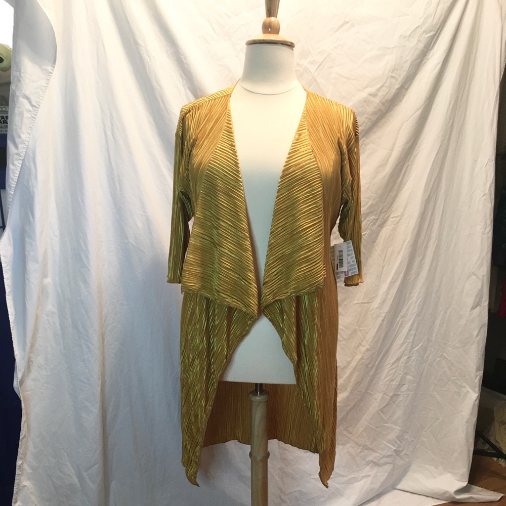 Lularoe yellow gold Shirley duster